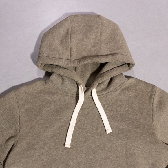 Kith Crop Cut Off Relaxed Fit Pullover Brown Hoodie Women's Medium Cropped - Picture 2 of 6